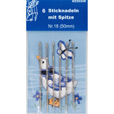 Handnaalden met punt 50mm 6 stuks NLD00010 - Fourniturenkraam.nl